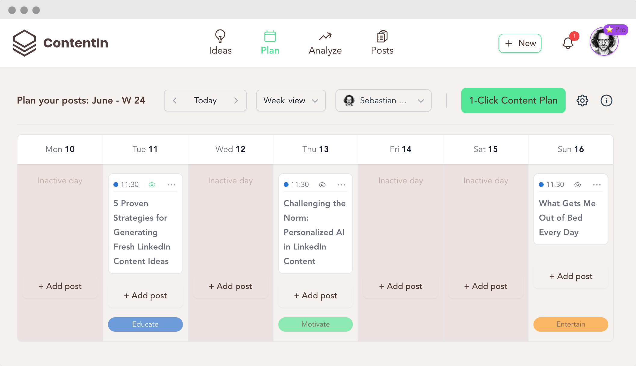 Contentin Linkedin Post Guide